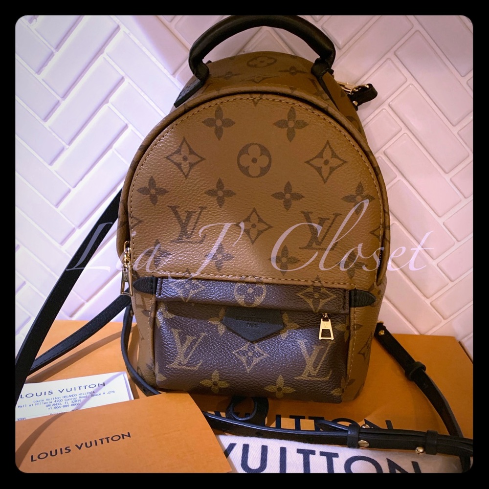 Louis Vuitton Mini Palm Springs Reverse Monogram
